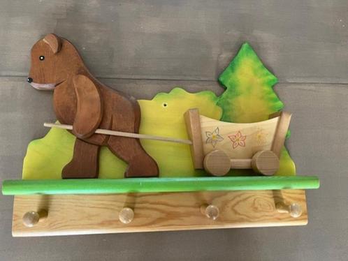 Gekleurde kapstok hout, Kinderen en Baby's, Kinderkamer | Inrichting en Decoratie, Gebruikt, Ophalen of Verzenden