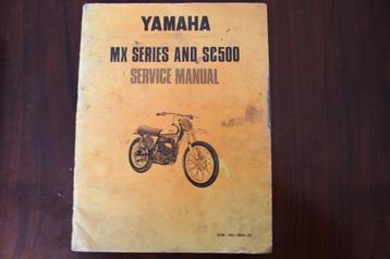Yamaha MX 250 360  SC500 1972 motorcycle service manual beschikbaar voor biedingen