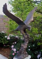 bronzen beeld/ ADELAAR / brons / tuinbeeld / vogel/roofvogel, Tuin en Terras, Tuinbeelden, Dierenbeeld, Nieuw, Info@huisentuindecoratiemarie.nl