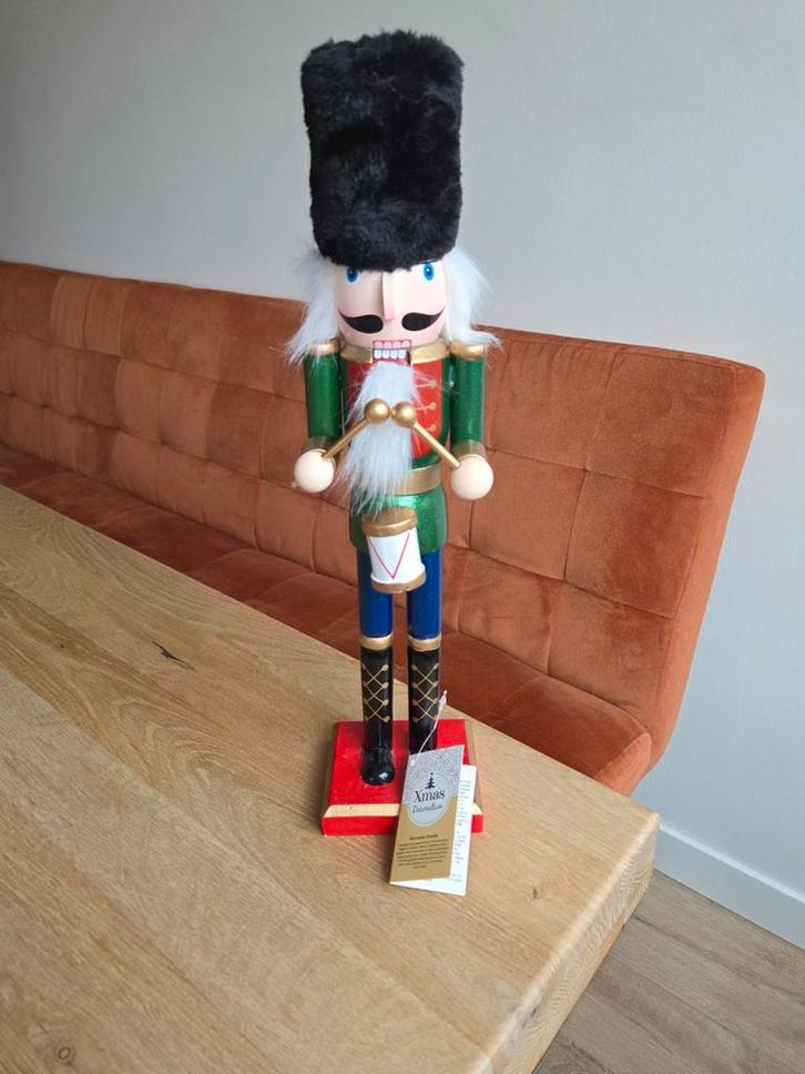 Kerst Notenkraker Drummer - 38 cm (Nieuw), Diversen, Kerst, Ophalen of Verzenden
