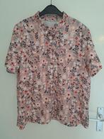 Roze blouse bloemetjes mt 44, Maat 42/44 (L), Ophalen of Verzenden, Roze, Onbekend