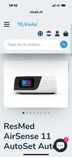 ResMed AirSense 11 CPAP Machine, Diversen, Verpleegmiddelen, Ophalen of Verzenden, Zo goed als nieuw