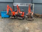 2 x kubota u10-3 minigraver, Zakelijke goederen, Machines en Bouw | Kranen en Graafmachines, Ophalen of Verzenden, Graafmachine