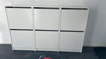 3 losse ikea schoenenkasten beschikbaar voor biedingen