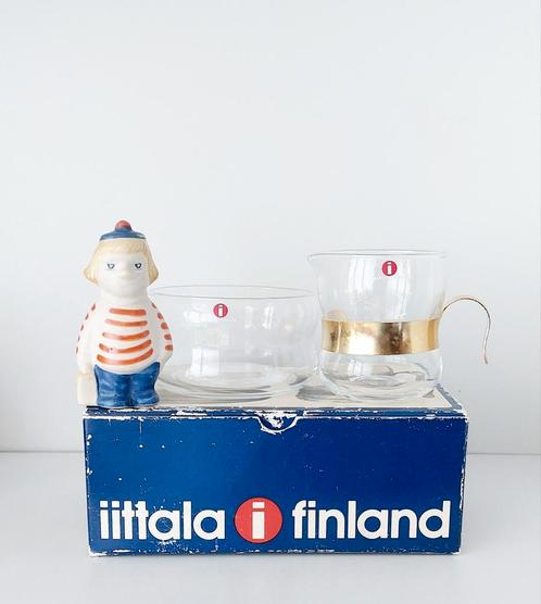 Iittala~suiker en melk~Jorma Vennola, Antiek en Kunst, Kunst | Designobjecten, Ophalen of Verzenden