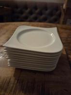 Set van 10 witte borden - Sam&Squito, Huis en Inrichting, Ophalen, Zo goed als nieuw, Bord(en), Effen