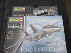 Revell F-14D super tomcat, Hobby en Vrije tijd, Modelbouw | Vliegtuigen en Helikopters, 1:72 tot 1:144, Revell, Nieuw, Ophalen of Verzenden