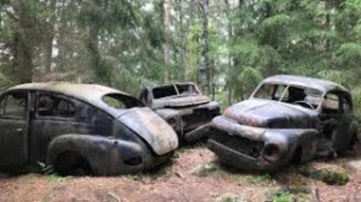 Voor Volvo Katterug P 444 oldtimer uit 1957, Auto diversen, Overige Auto diversen, Ophalen of Verzenden