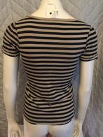 Garcia gestreept shirt v hals maat M (2b28), Tweedehands verkoop, Ophalen of Verzenden, Korte mouw, Tweedehands verkoop