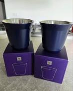 Nespresso Pixie espressokopjes donkerblauw, Overige materialen, Gebruikt, Ophalen of Verzenden, Overige stijlen