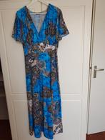 Lange blauwe jurk maat L, Blauw, Maat 42/44 (L), Ophalen of Verzenden, Onder de knie