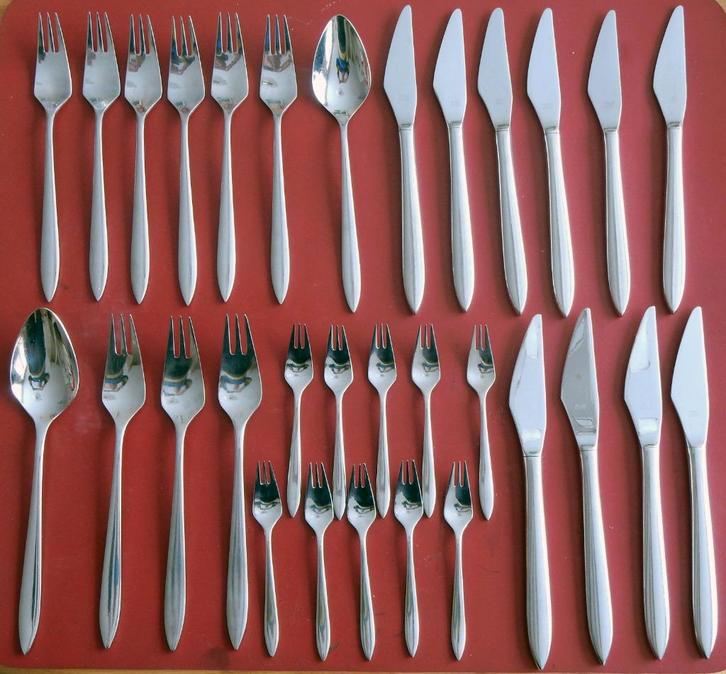 Gero Zilduro Festi 750 design bestekdelen, Antiek en Kunst, Antiek | Bestek, Ophalen of Verzenden