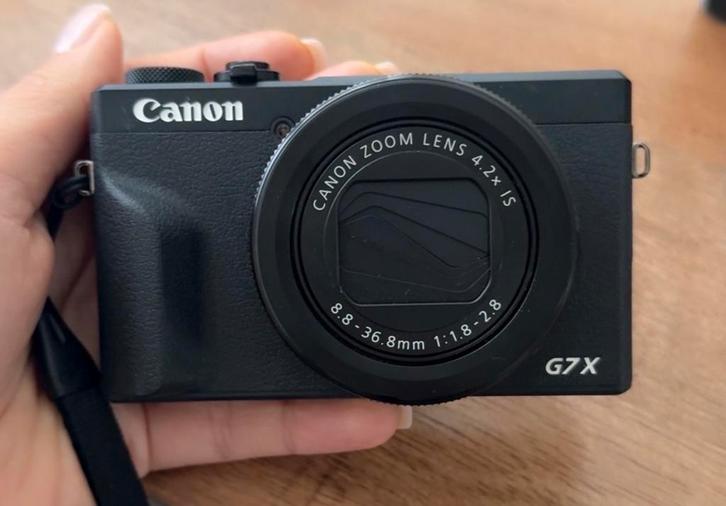 Canon G7X mark 3 - Weinig Gebruikt!, Audio, Tv en Foto, Fotocamera's Digitaal, Zo goed als nieuw, Compact, Canon, 4 t/m 7 keer