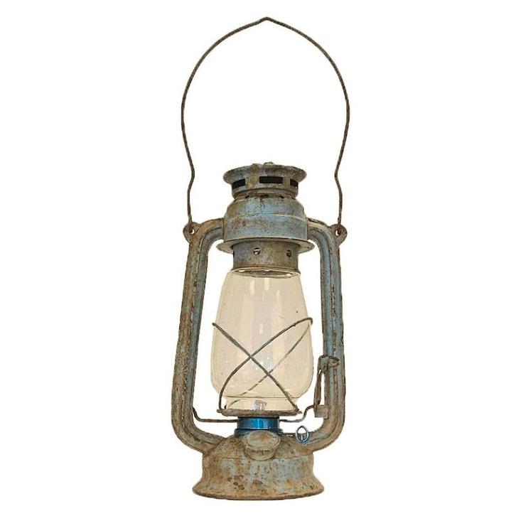 Vintage Decoratieve Olielamp Antieke Lamp Retro Mijnlamp, Antiek en Kunst, Curiosa en Brocante, Ophalen