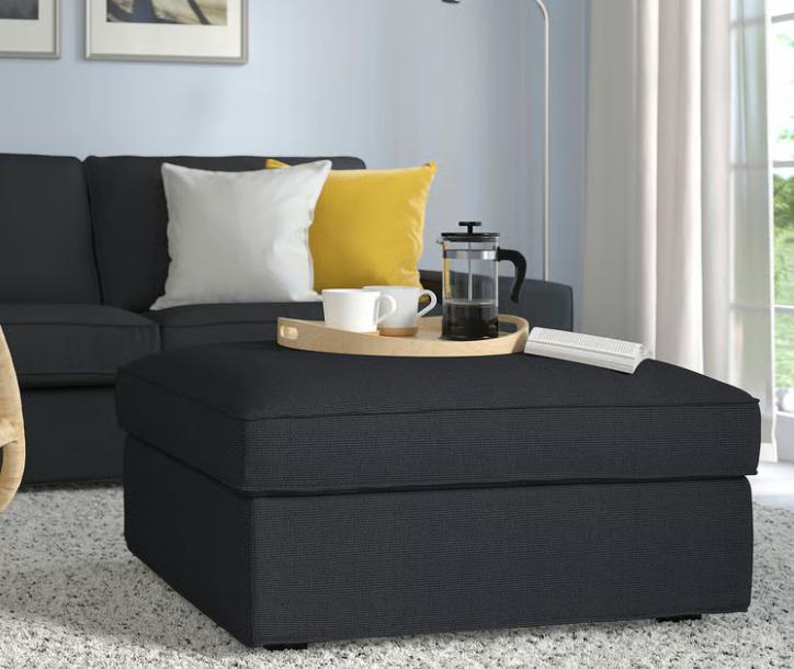 IKEA voetenbank ZONDER hoes KIVIK, Huis en Inrichting, Banken | Voetenbanken en Poefen, Gebruikt, 75 tot 100 cm, 75 tot 100 cm