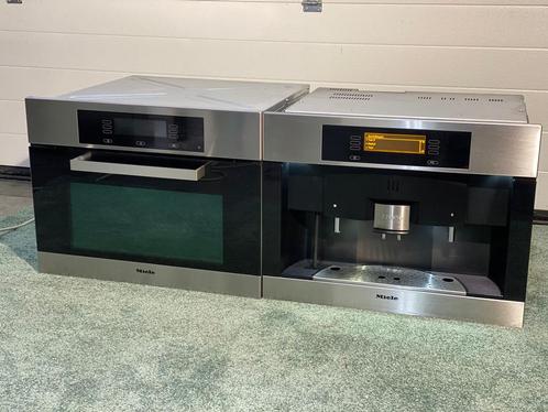 Miele koffiemachine CVA4085 + Miele combi H4082BM, Witgoed en Apparatuur, Koffiezetapparaten, Refurbished, Gemalen koffie, Koffiebonen