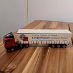 Langenhuizen Transport Boxtel 95 DAF & Zeilentr Model & Doos, Verzenden, Zo goed als nieuw, Bus of Vrachtwagen, Lion Toys