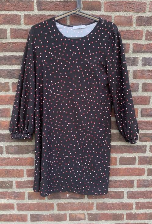 Mango / Jurk / Maat M / 38, Kleding | Dames, Jurken, Zo goed als nieuw, Maat 38/40 (M), Zwart, Boven de knie, Ophalen of Verzenden