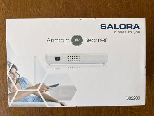 Salora Android DLP Beamer DBS200 in NIEUWSTAAT, Audio, Tv en Foto, Beamers, Zo goed als nieuw, LED, Full HD (1080), Ophalen of Verzenden