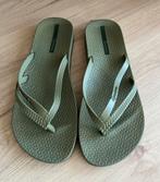 Ipanema slippers legergroen maat 39/40, Ophalen of Verzenden, Zo goed als nieuw, Groen