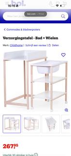 Childhome verzorgingstafel-bed met wieltjes, Ophalen of Verzenden, Zo goed als nieuw, Lamp