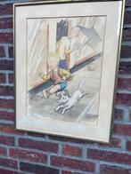 BAL DOOR RUIT AQUAREL TEKENING ROB BALJET, Antiek en Kunst, Ophalen of Verzenden