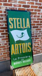 Emaille bord Stella Artios., Verzamelen, Merken en Reclamevoorwerpen, Ophalen, Gebruikt, Reclamebord