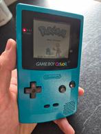 Gameboy Color - Blauw, Spelcomputers en Games, Ophalen of Verzenden, Gebruikt, Game Boy Color, Met beschermhoes of tas