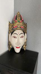 Balinees Javaans Indonesich Topeng masker vrouw, Antiek en Kunst, Kunst | Beelden en Houtsnijwerken, Ophalen of Verzenden