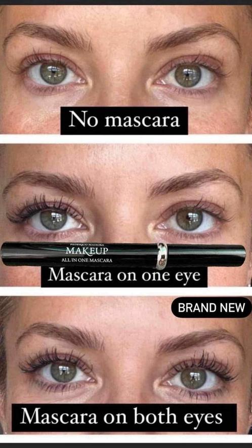 All in One Mascara hittebestendig geschikt voor gevoelige o, Sieraden, Tassen en Uiterlijk, Uiterlijk | Gezichtsverzorging, Nieuw