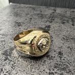 14 karaat gouden ring heren versace model, Sieraden, Tassen en Uiterlijk, Ringen, 20 of groter, Heer, Ophalen of Verzenden, Zo goed als nieuw