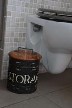 Vuilbakje-blik - Storage - Stoer Landelijk, Huis en Inrichting, Woonaccessoires | Prullenbakken, Nieuw, Ophalen of Verzenden, Minder dan 10 liter