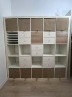 Ikea kallax vakkenkast (met diverse inzet stukken), Huis en Inrichting, Kasten | Wandmeubels, Ophalen, Gebruikt, 150 tot 200 cm