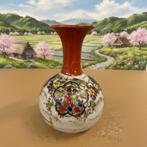 Porseleinen Kutani vaas met bloemmotieven uit Japan, Antiek en Kunst, Ophalen of Verzenden