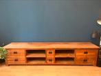 Teak houten tv meubel, Ophalen, 25 tot 50 cm, Minder dan 100 cm
