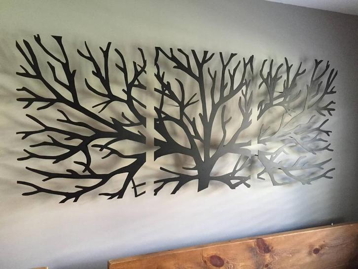 Metalen boom 3D – Tree of life - wanddecoratie boom - Nieuw, Huis en Inrichting, Woonaccessoires | Wanddecoraties, Nieuw, Ophalen