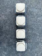 4x Busch Jaeger inbouw halogeen dimmer., Doe-het-zelf en Verbouw, Elektra en Kabels, Ophalen of Verzenden, Zo goed als nieuw, Schakelaar