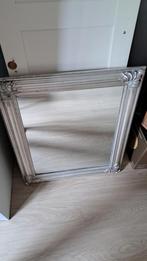 Zilverkleurige barok spiegel, Huis en Inrichting, Woonaccessoires | Spiegels, Ophalen of Verzenden, Zo goed als nieuw, Minder dan 100 cm