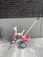 Smoby driewieler met duwstang, Ophalen, Gebruikt, Smoby, Duwstang