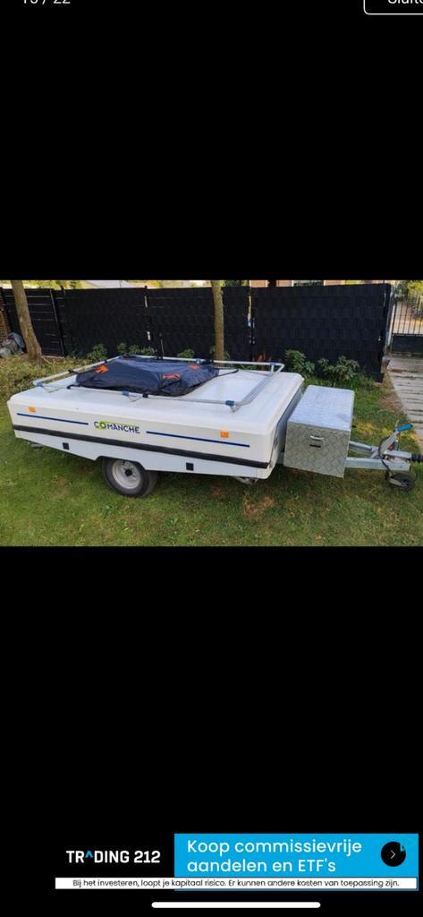 Comanche Montana vouwwagen, Caravans en Kamperen, Vouwwagens, Comanche, tot en met 4, Blauw, Ophalen