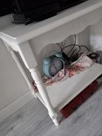 Brocante sidetable/kast/wit, Ophalen