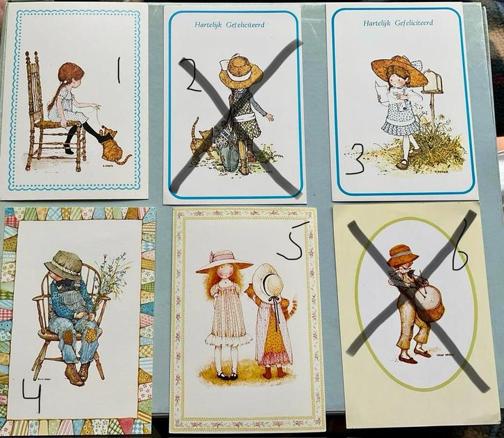 Holly Hobbie kaarten, Verzamelen, Ansichtkaarten | Themakaarten, Ophalen of Verzenden