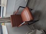 Mooie cognac stoel, Huis en Inrichting, Stoelen, Ophalen, Gebruikt, Bruin, Eén