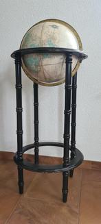 Antieke Globe George F. Cram Company C87 op hoge standaand, Ophalen of Verzenden