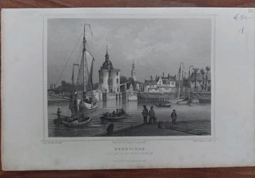 27 / Enkhuizen de Buitenhaven - Staalgravure uit 1860 Terwen beschikbaar voor biedingen