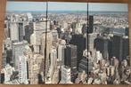 Drieluik van skyline New York op canvas, 50 tot 75 cm, Ophalen of Verzenden, Zo goed als nieuw, 75 tot 100 cm