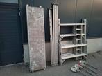 Aluminium rolsteiger, werkhoogte 6,2 meter, Ophalen, Gebruikt, Rolsteiger of Kamersteiger, 5 meter of hoger