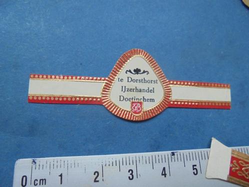 Oude sigarenband IJzerhandel te Dorsthorst in DOETINCHEM, Verzamelen, Rookartikelen, Aanstekers en Luciferdoosjes, Zo goed als nieuw