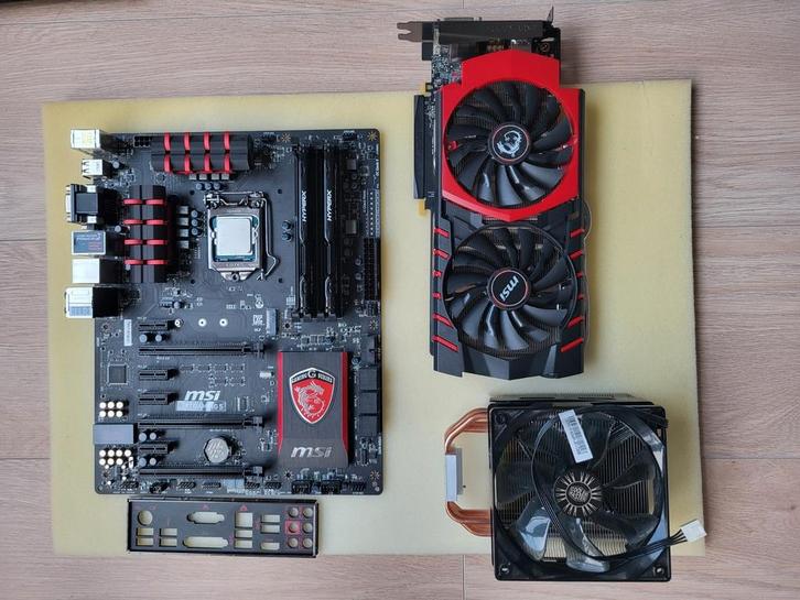 Computer onderdelen set, Computers en Software, Moederborden, Gebruikt, DDR3, Ophalen