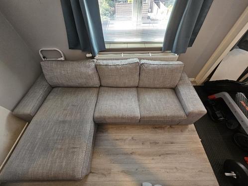 Ikea KIVIK 4-zitsbank met chaise longue grijs te koop, Huis en Inrichting, Banken | Bankstellen, Zo goed als nieuw, Hoekbank, Vierpersoons of meer